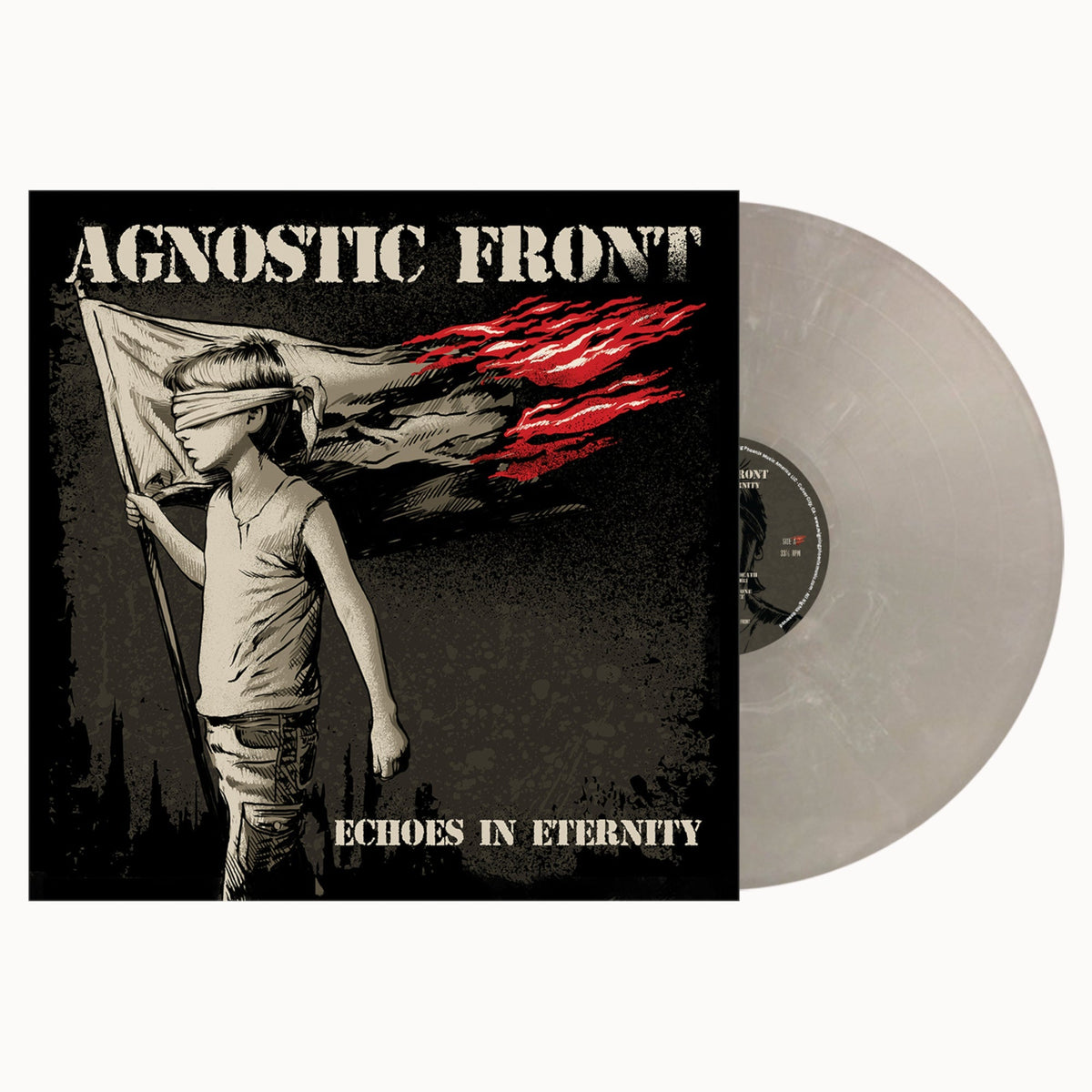 Agnostic Front - Echoes Of Eternity 12" (Indie Exclusive Silver Streak VINYL) | Mint (M) Mint (M)-Music History