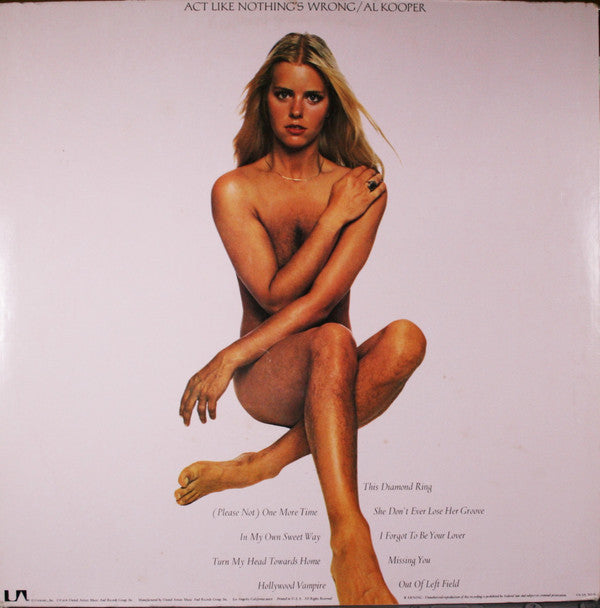 Al Kooper - Act Like Nothing's Wrong | Near Mint (NM) Very Good Plus (VG+)-Music History