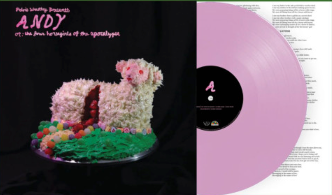 Pelvis Wrestley - Andy, Or: The Four Horsegirls Of The Apocalypse (Pink Frosting VINYL) | Mint (M) Mint (M)-Music History