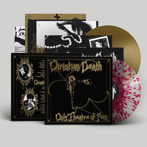 Christian Death - Only Theatre of Pain (POSTER + CLEAR RED SPLATTER & GOLD 2xVINYL) | Mint (M) Mint (M)-Music History