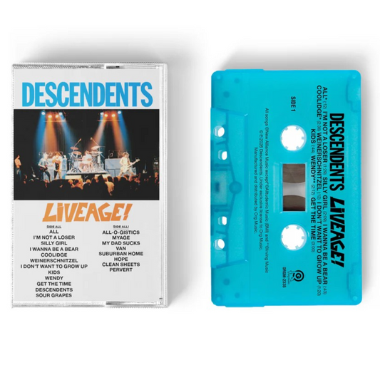 Descendents - (PRESALE 8/14/26) Liveage! (ORANGE CASSETTE ORG MUSIC ORGM2335CASS 2026) | NEW Mint (M) Mint (M)-Music History