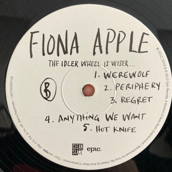 Fiona Apple - The Idler Wheel... (VINYL) | Mint (M) Mint (M)-Music History