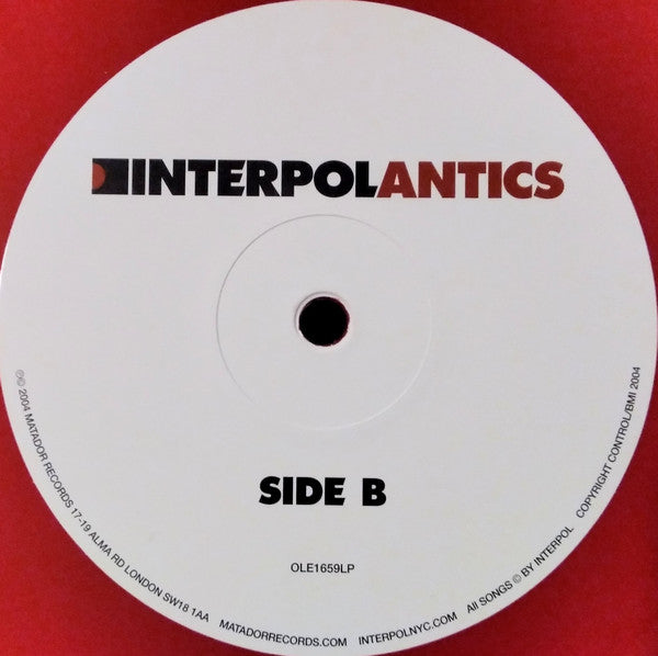 Interpol - Antics (RED VINYL) | Mint (M) Mint (M)-Music History