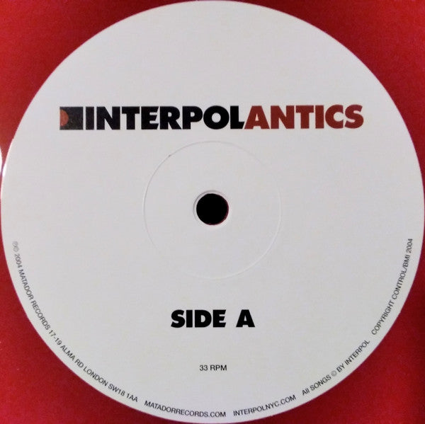 Interpol - Antics (RED VINYL) | Mint (M) Mint (M)-Music History