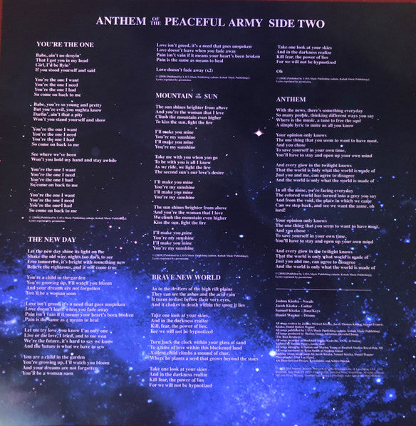 Greta Van Fleet - Anthem Of The Peaceful Army (COLOR VINYL) | Near Mint (NM) Near Mint (NM)-Music History