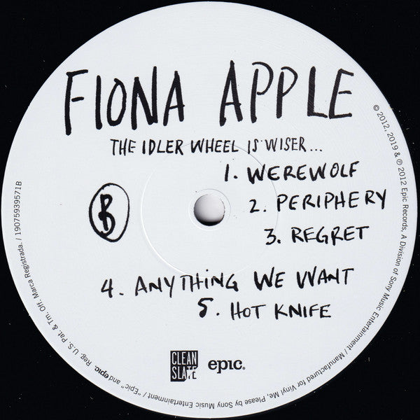 The Idler Wheel Is Wiser Than The Driver Of The Screw And Whipping Cords Will Serve You More Than Ropes Will Ever Do | Mint (M) Mint (M)-Music History