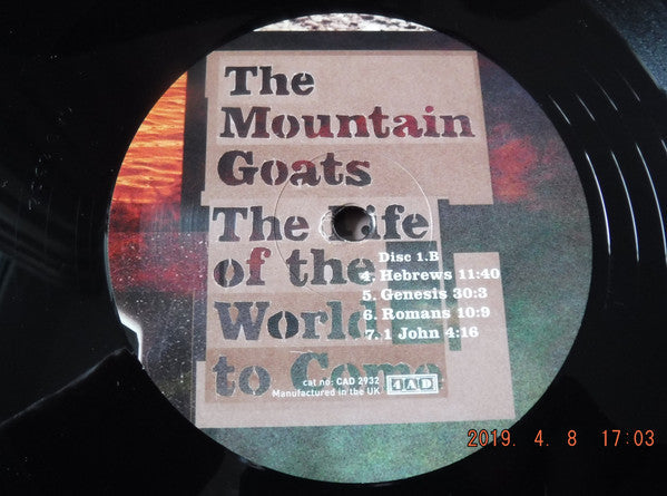 The Mountain Goats - The Life Of The World To Come | Mint (M) Mint (M)-Music History