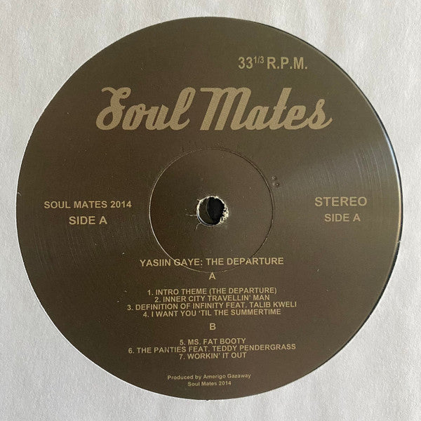 Yasiin Gaye: The Departure (Side One) | Mint (M) Mint (M)-Music History