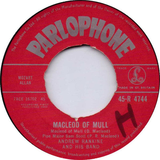 Andrew Rankine And His Scottish Band - Macleod Of Mull | Very Good (VG) Very Good Plus (VG+)-Music History