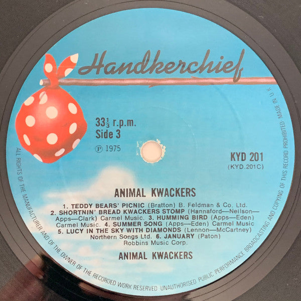 Animal Kwackers - Animal Kwackers | Near Mint (NM) Near Mint (NM)-Music History