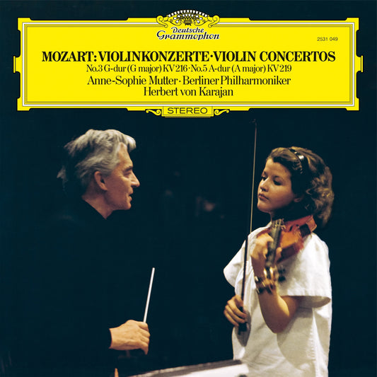 Anne-Sophie Mutter/Berliner Philharmoniker/Herbert - Mozart: Violin Concertos Nos. 3 & 5 [180G LP] |-Music History