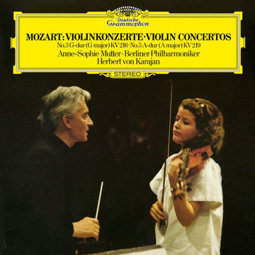 Anne-Sophie Mutter/Berliner Philharmoniker/Herbert - Mozart: Violin Concertos Nos. 3 & 5 (VINYL LP DEUTSCHE GRAMMOPHON 2016) | NEW-Music History