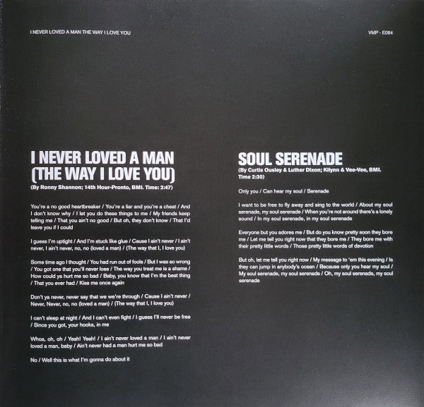 Aretha Franklin - I Never Loved A Man The Way I Love You (COLOR VMP VINYL) | Mint (M) Mint (M)-Music History