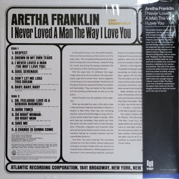 Aretha Franklin - I Never Loved A Man The Way I Love You (COLOR VMP VINYL) | Mint (M) Mint (M)-Music History