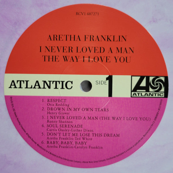 Aretha Franklin - I Never Loved A Man The Way I Love You (COLOR VMP VINYL) | Mint (M) Mint (M)-Music History
