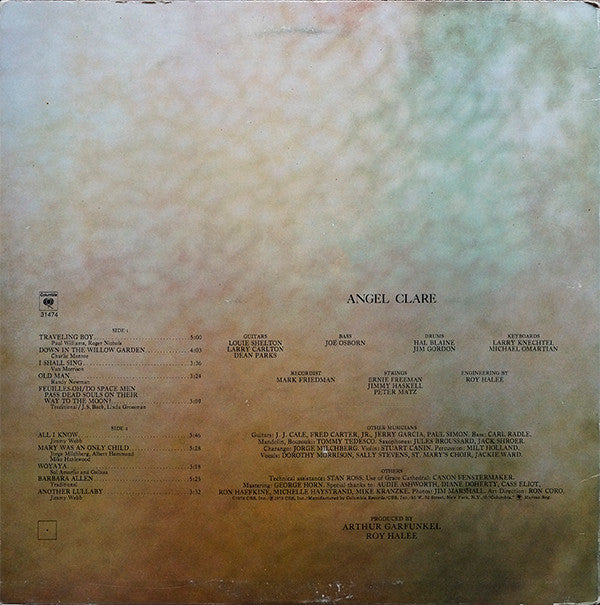 Art Garfunkel - Angel Clare | Near Mint (NM) Near Mint (NM)-Music History