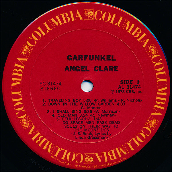 Art Garfunkel - Angel Clare | Near Mint (NM) Near Mint (NM)-Music History