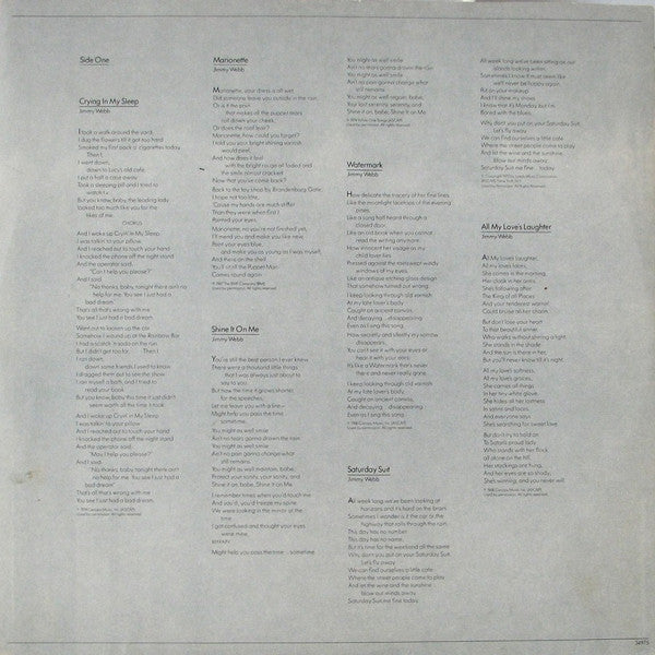 Art Garfunkel - Watermark | Very Good Plus (VG+) Very Good Plus (VG+)-Music History