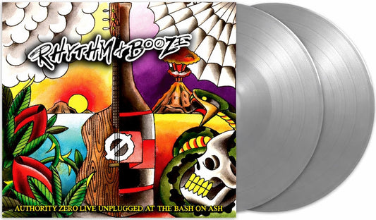 Authority Zero Rhythm + Booze - Live (Indie Exclusive) [Metallic Gray Vinyl] [2Lp] - Vinyl-Music History
