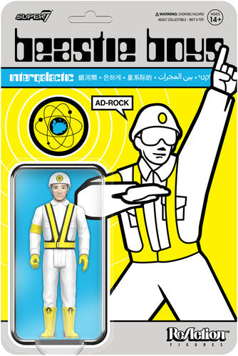 Beastie Boys - Super7 - Beastie Boys - ReAction Figures Wv4 - Ad-Rock (Intergalactic Crossing Guard) (Collectible, Action Figure) |-Music History