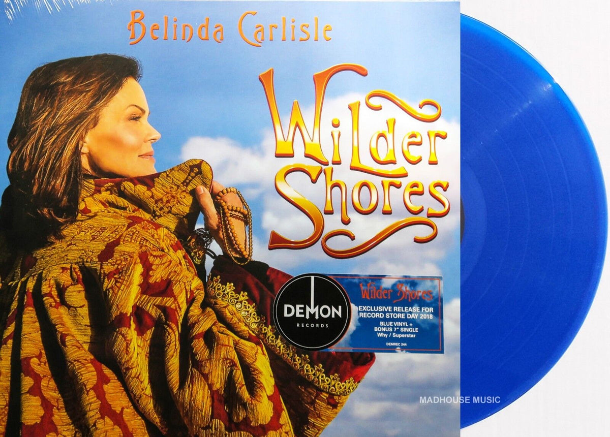 Belinda Carlisle Wilder Shores (Limited Edition, Blue Vinyl) [Import] - Vinyl-Music History