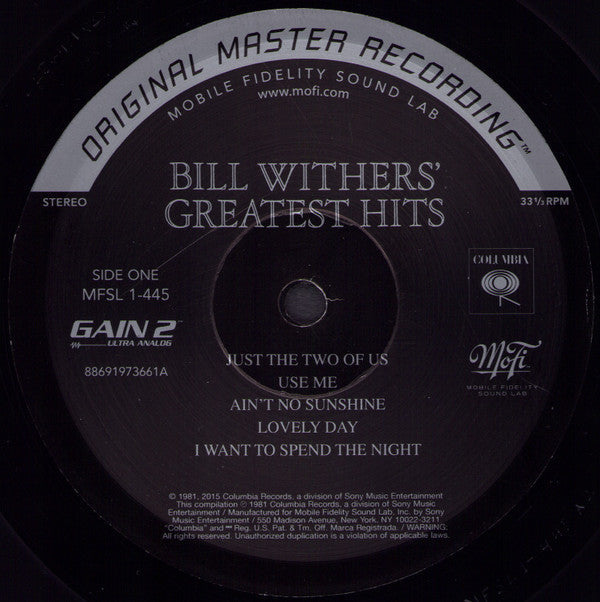 Bill Withers' Greatest Hits | Mint (M) Mint (M)-Music History