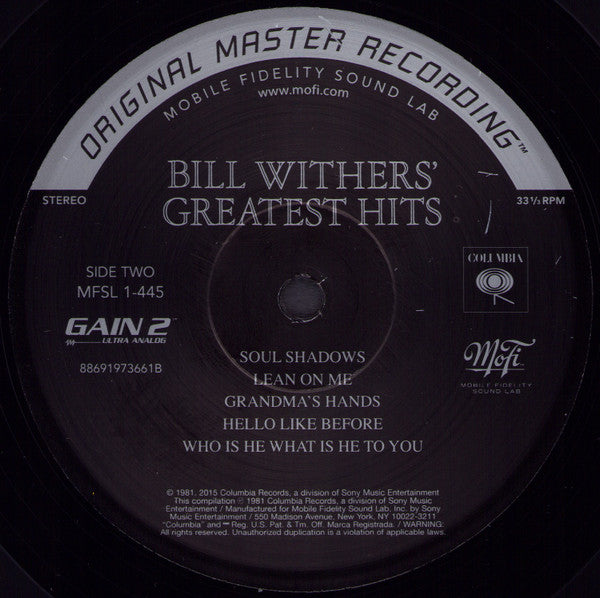 Bill Withers' Greatest Hits | Mint (M) Mint (M)-Music History