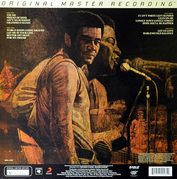 Bill Withers Live At Carnegie Hall (2xVINYL MFSL) | Mint (M) Mint (M)-Music History