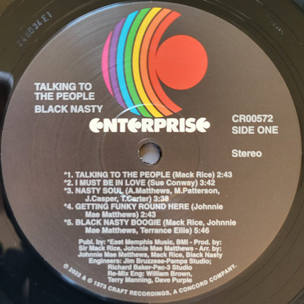 Black Nasty - Talking To The People | Mint (M) Mint (M)-Music History