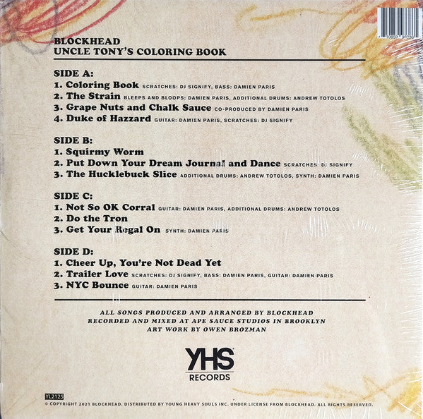 Uncle Tony's Coloring Book | Mint (M) Mint (M)-Music History