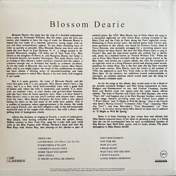 Blossom Dearie | Mint (M) Mint (M)-Music History