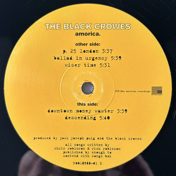 The Black Crowes - Amorica | Mint (M) Mint (M)-Music History
