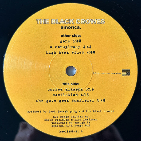 The Black Crowes - Amorica | Mint (M) Mint (M)-Music History