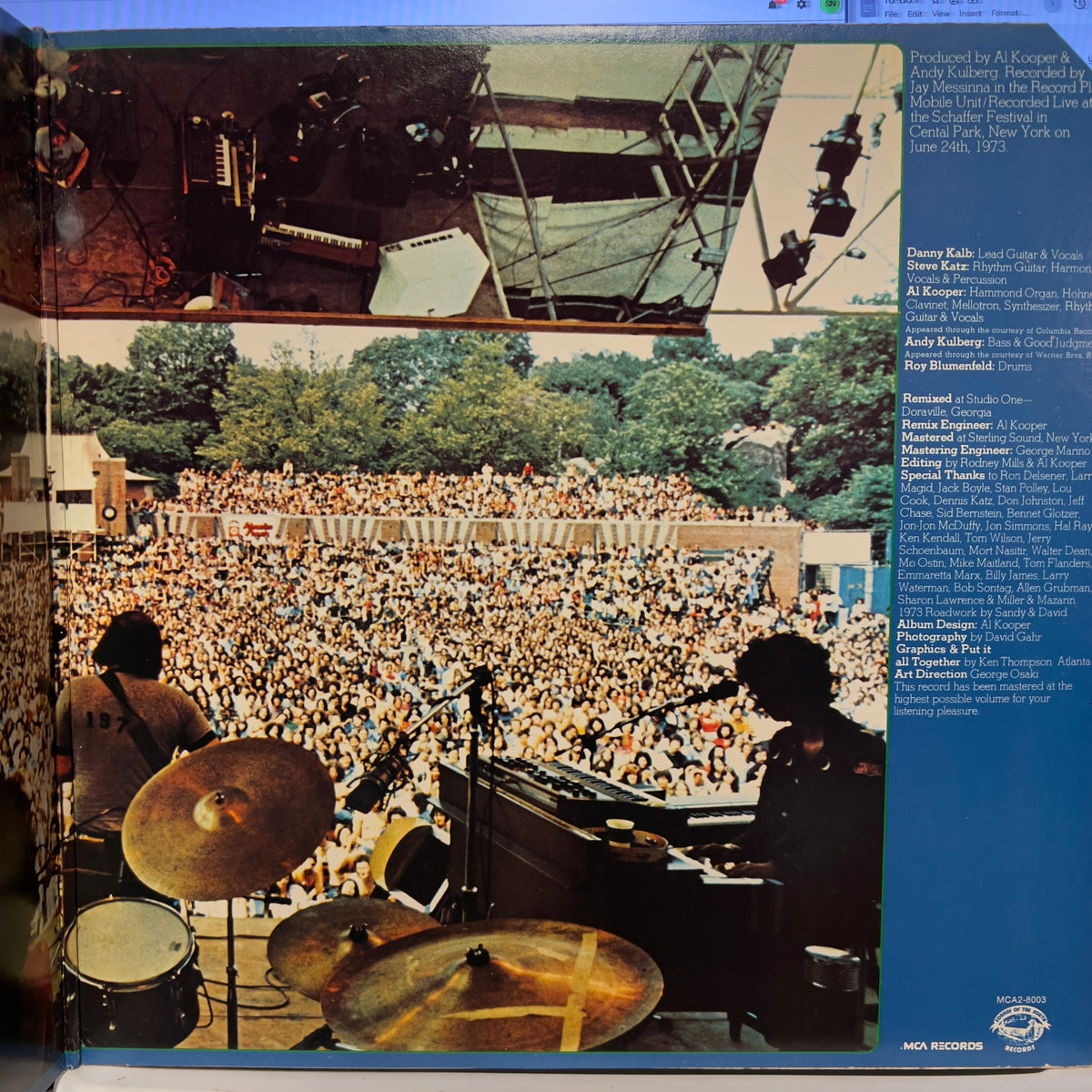The Blues Project - Reunion In Central Park | Near Mint (NM) Near Mint (NM)-Music History