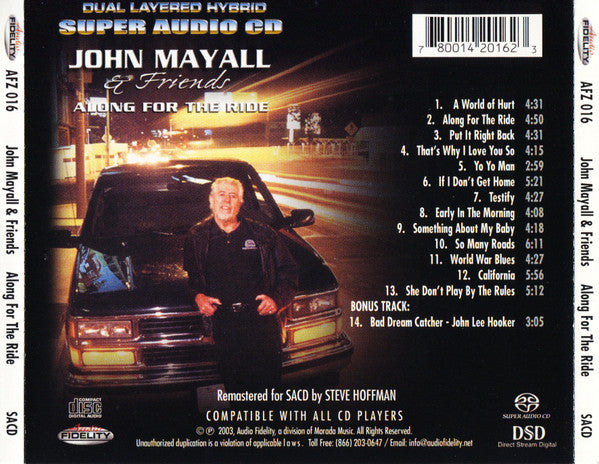 John Mayall & Friends - Along For The Ride SACD | Near Mint (NM) Near Mint (NM)-Music History