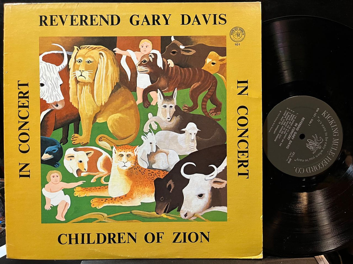 Rev. Gary Davis - Children Of Zion : Reverend Gary Davis In Concert (VINYL) | Near Mint (NM) Excellent+ (EX+)-Music History