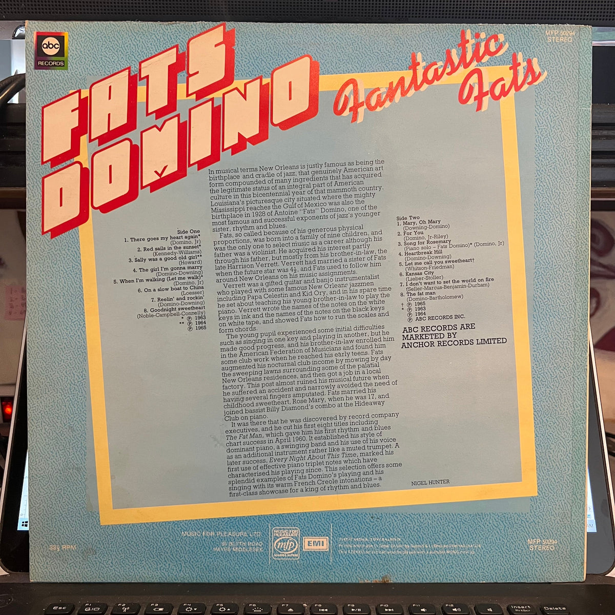 Fats Domino - Fantastic Fats | Near Mint (NM) Near Mint (NM)-Music History
