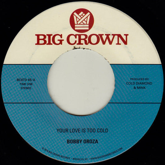 Your Love Is Too Cold | Mint (M) Generic-Music History