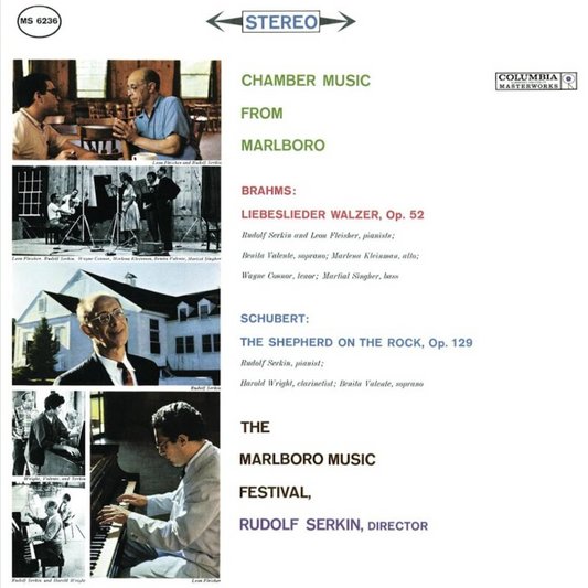 Brahms / Schubert, The Marlboro Music Festival - Liebeslieder Walzer, Op. 52 / The Shepherd On The Rock, Op. 129 |-Music History