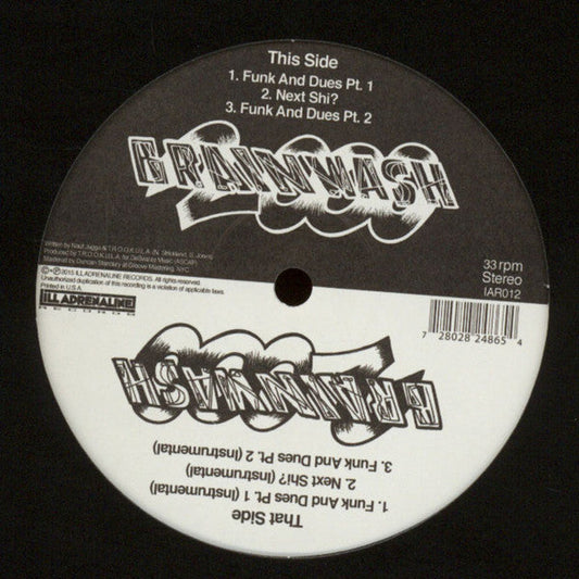 Funk And Dues / Next Shit | Mint (M) Generic-Music History