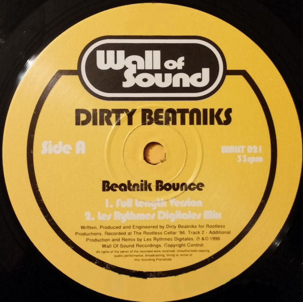 Dirty Beatniks - Beatnik Bounce | Near Mint (NM) Near Mint (NM)-Music History