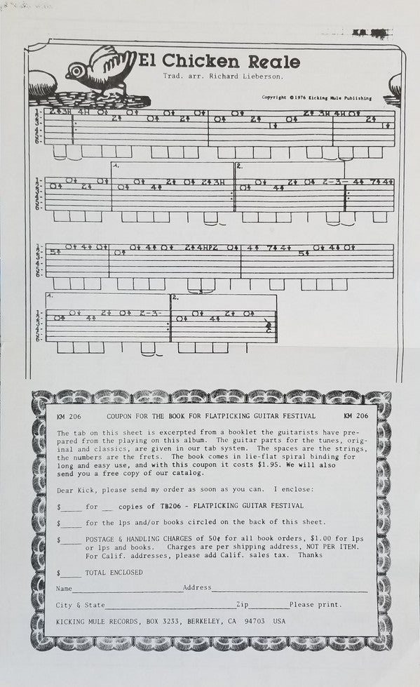 Various - Kicking Mule's Flat Picking Guitar Festival | Near Mint (NM) Near Mint (NM)-Music History