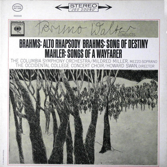 Bruno Walter Conducts Brahms / Mahler - Columbia S - Alto Rhapsody / Song Of Destiny / Songs Of A Wayfarer |-Music History