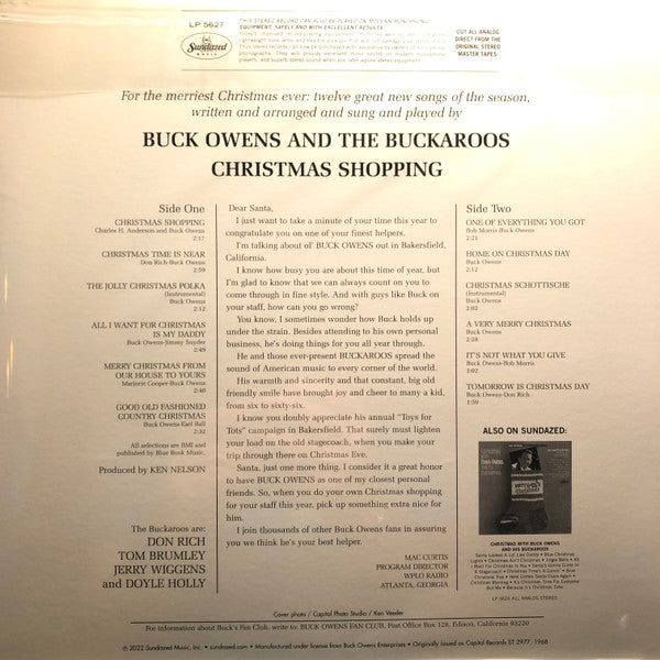 Buck Owens And His Buckaroos - Christmas Shopping | Mint (M) Mint (M)-Music History