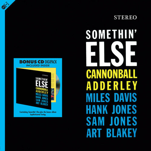 Cannonball Adderley Somethin' Else [Limited 180-Gram Vinyl With Bonus Tracks & Bonus CD] [Import] - Vinyl-Music History