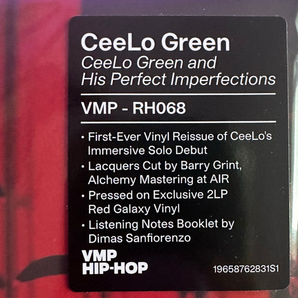 Cee-Lo - Cee-Lo Green And His Perfect Imperfections (VMP COLOR VINYL) | Mint (M) Mint (M)-Music History