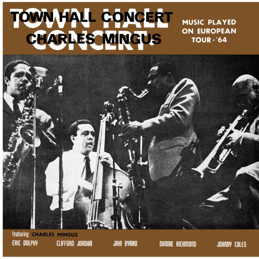 Charles Mingus Town Hall Concert 1964 Vol. 1 (Clear Smoke Vinyl) - Vinyl-Music History