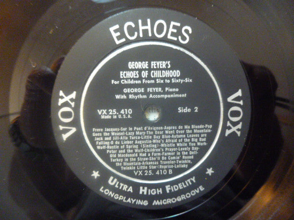 George Feyer - Echoes Of Childhood | Excellent (EX)-Music History