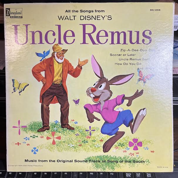 Various - All The Songs From Walt Disney's Uncle Remus (VINYL) | Near Mint- (NM-)-Music History