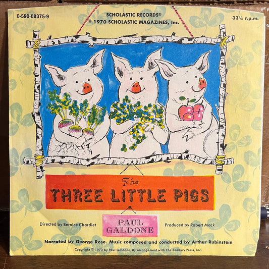 Paul Galdone - The Three Little Pigs 7" | Near Mint (NM) Near Mint (NM)-Music History